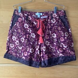 Linen dress shorts